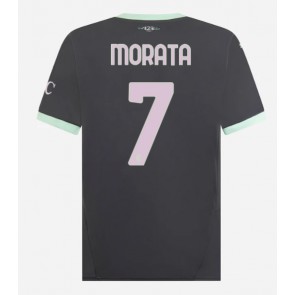 Billiga AC Milan Alvaro Morata #7 Tredjeställ 2024-25 Kortärmad